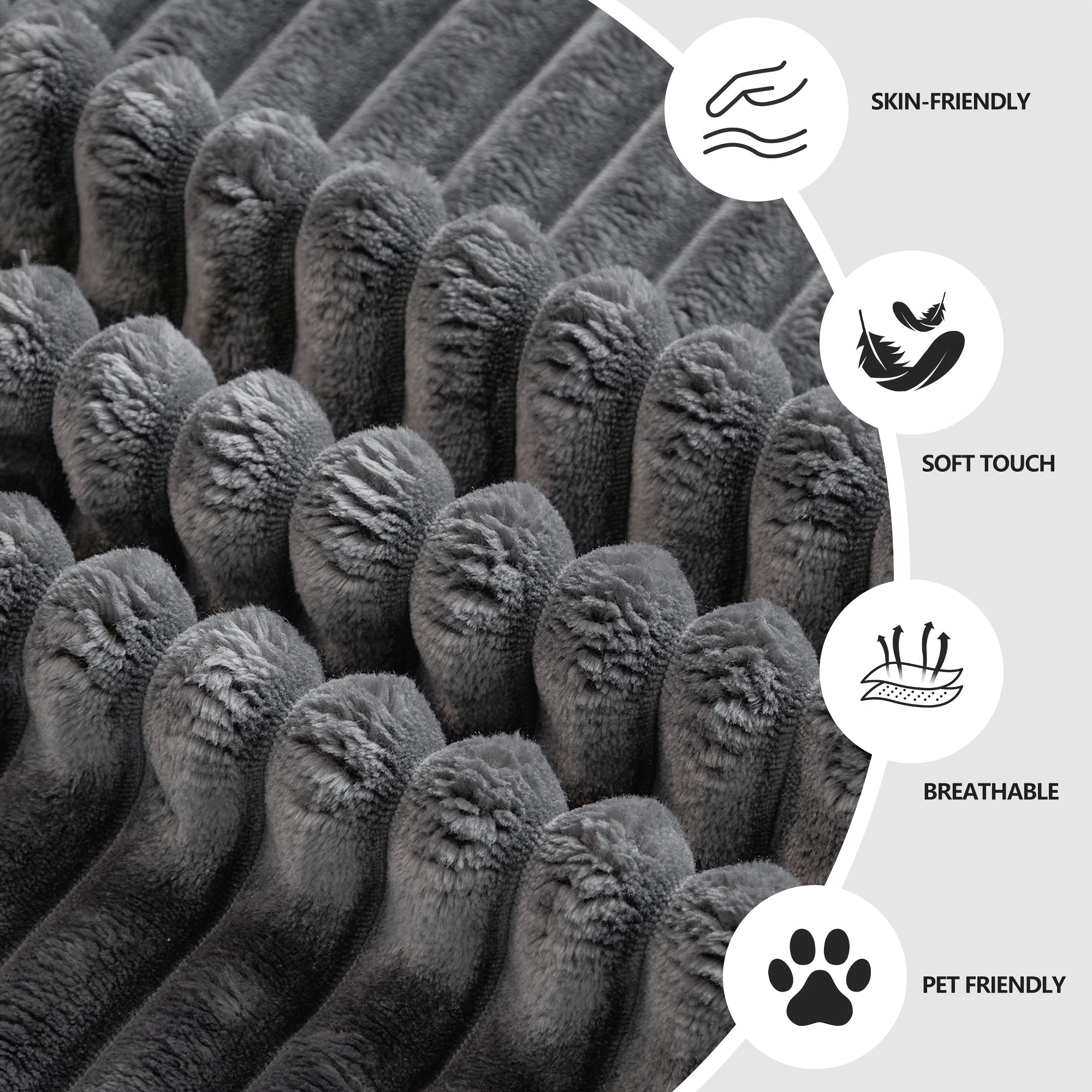 134" U Shaped Boneless Couch Sectional Sofa For Living Room