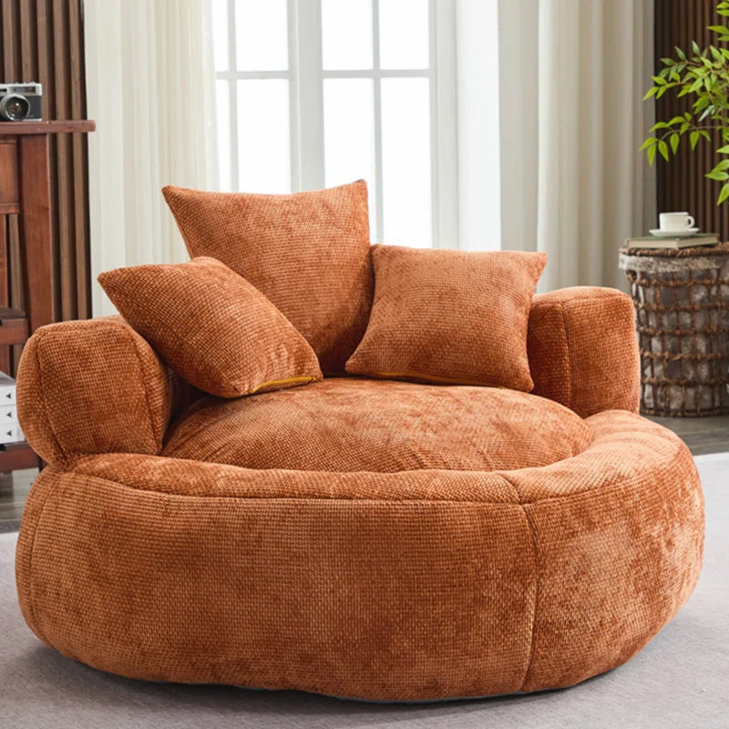 #Fabric Type_Orange Chenille