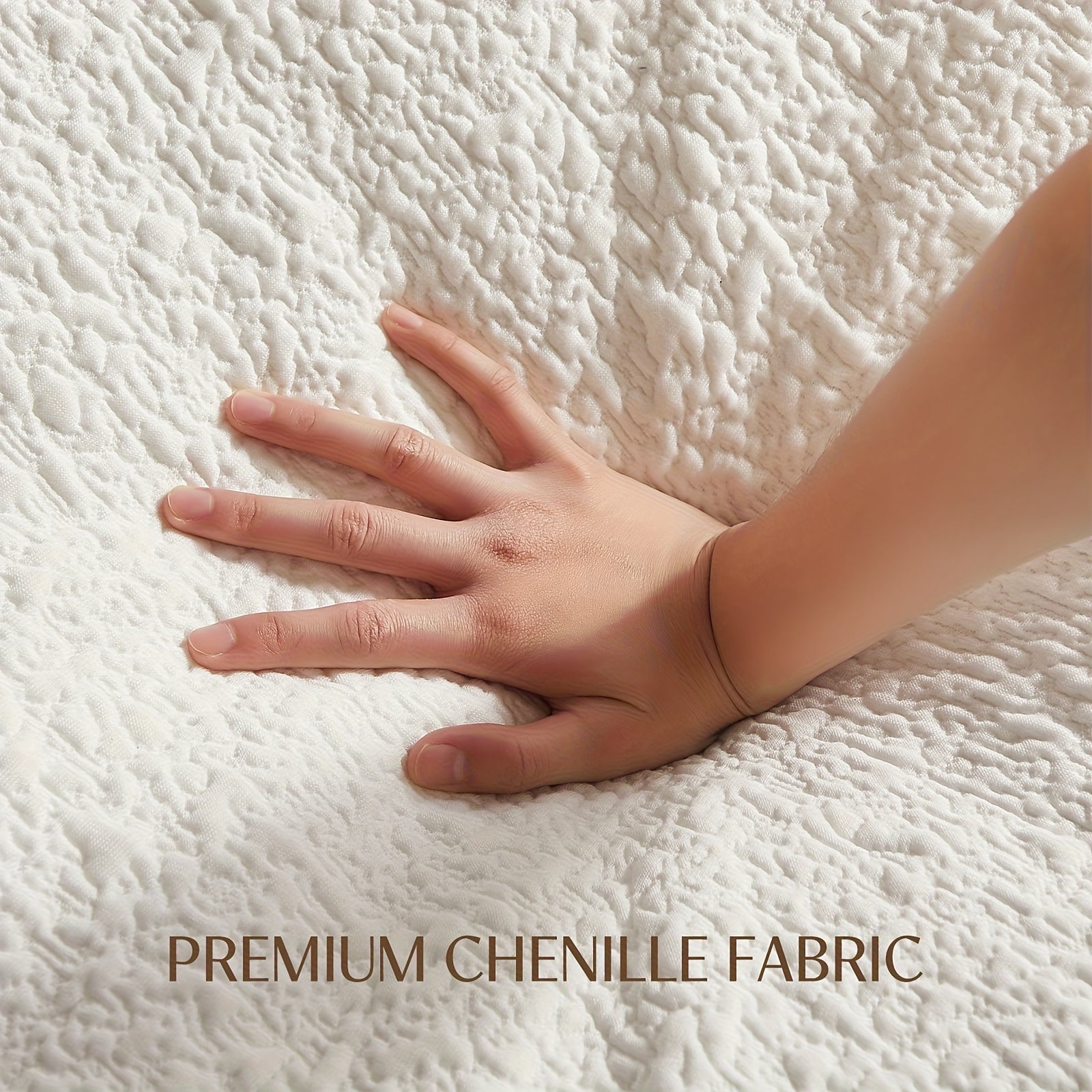 110" Cloud Sectional Boneles Couches for Living Room with Ottoman