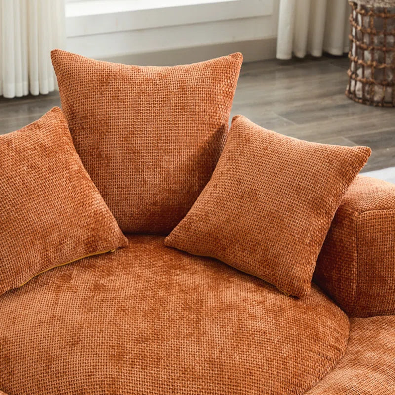 #Fabric Type_Orange Chenille