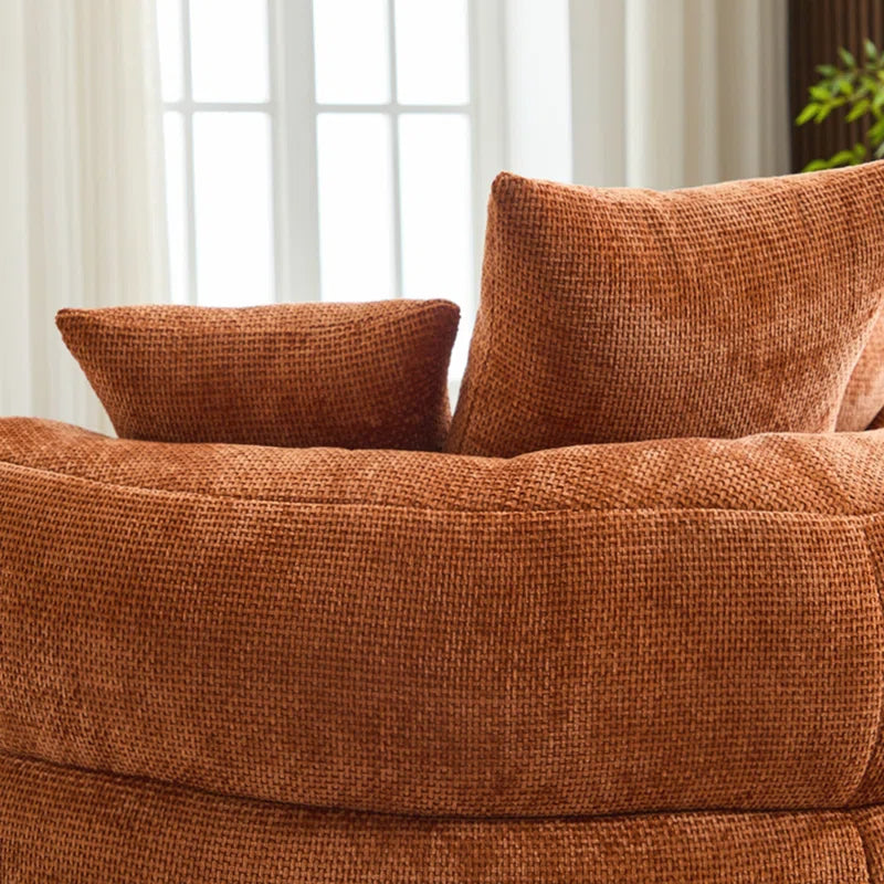 #Fabric Type_Orange Chenille