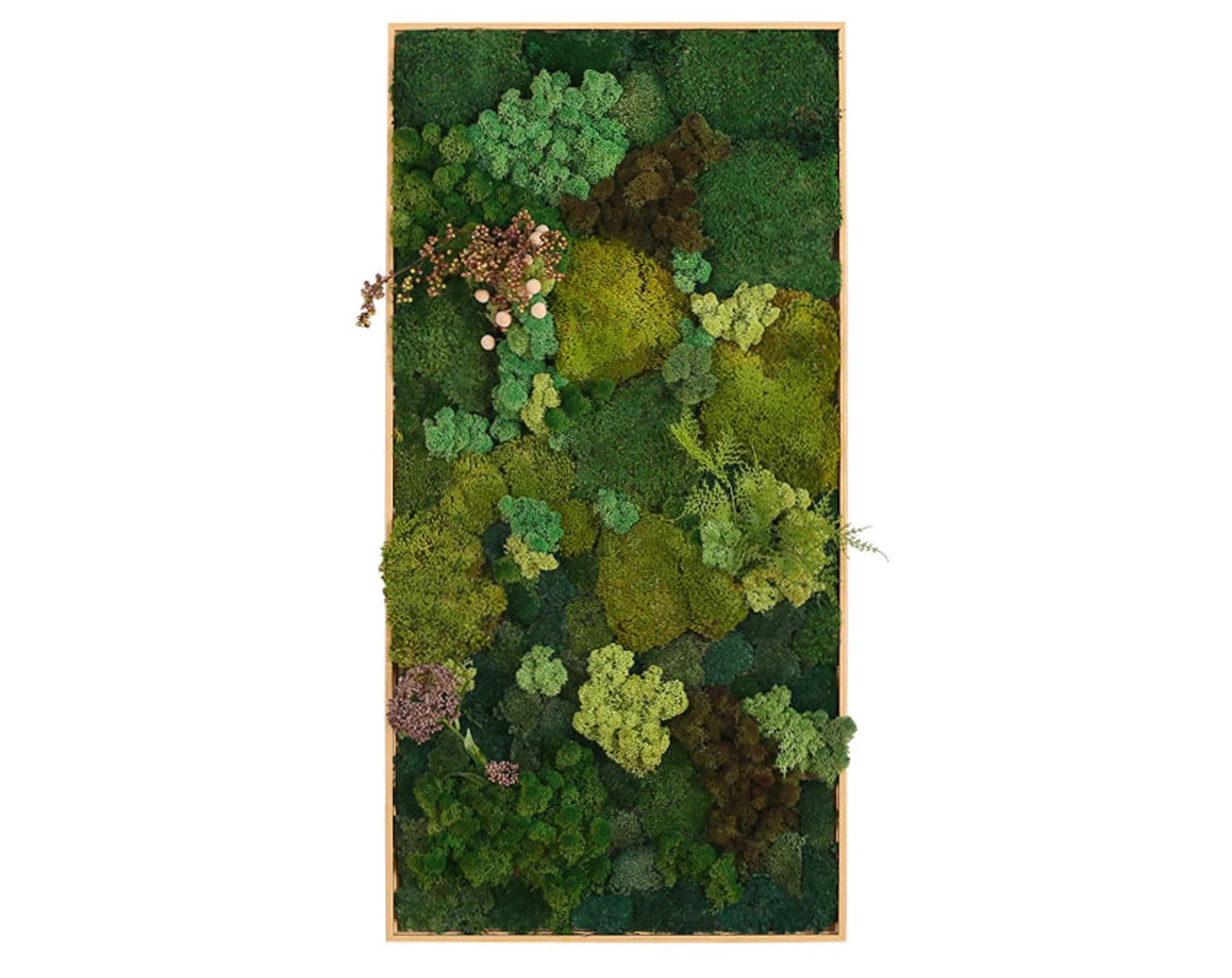 Preserved Moss Wall Art – Vertical Eco Panel for Sustainable Home Decor