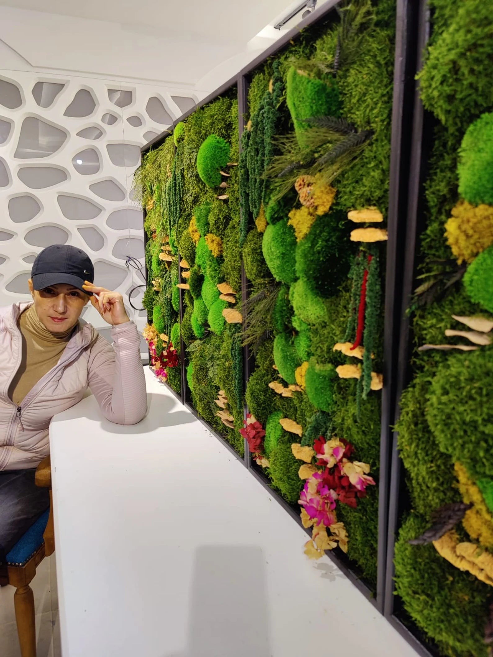 Preserved Moss Wall Art – Single to Six Sets, Eco-Friendly Green Home Decor