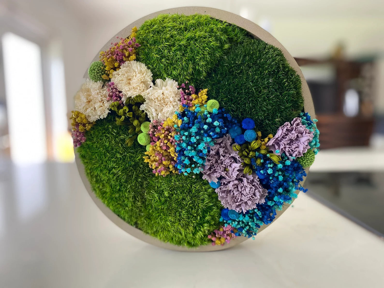 Moss Wall Art – Preserved Green Moss Decor | Modern Living Wall Design