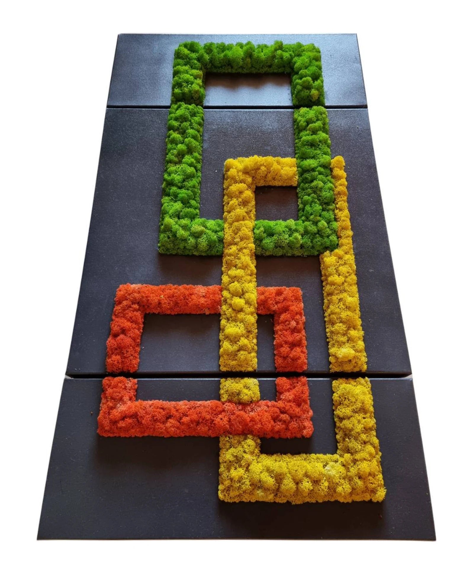 Moss Wall Art – Handmade Preserved Moss Frame | Nature Wall Decor & Green Biophilic Design