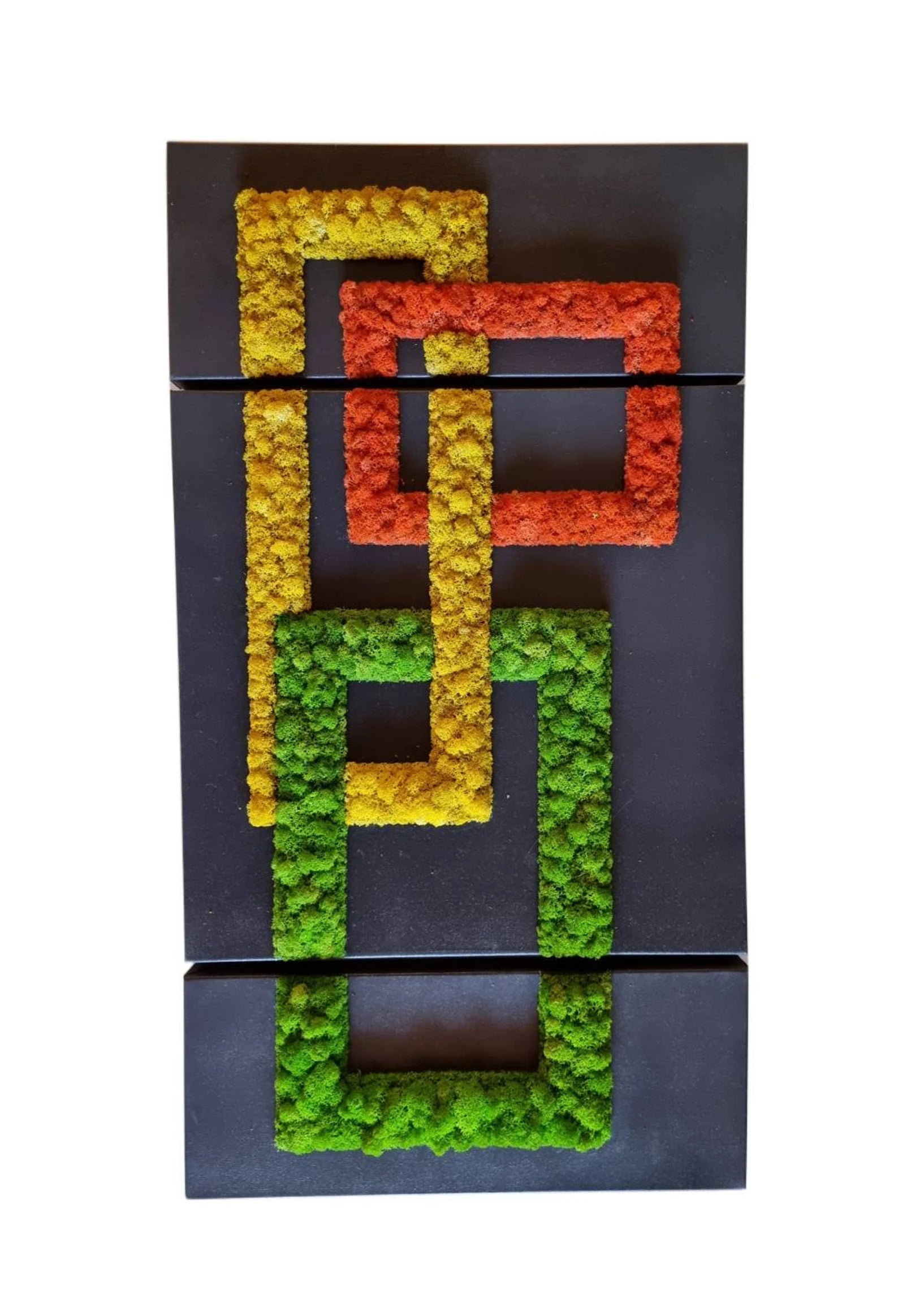 Moss Wall Art – Handmade Preserved Moss Frame | Nature Wall Decor & Green Biophilic Design