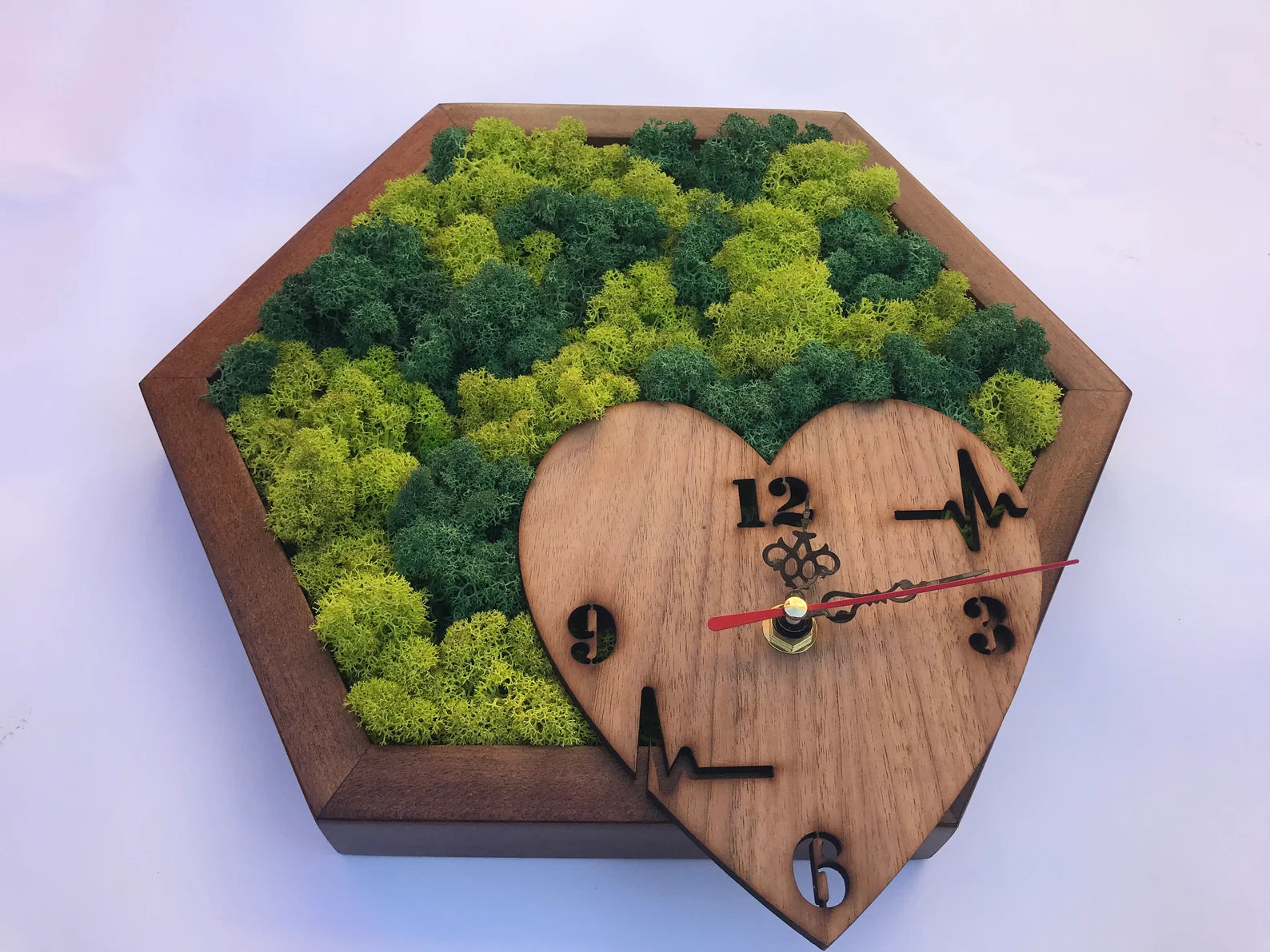 Handmade Olive Wood Wall Clock – Rustic Wooden Wall Clock for Office or Home | Unique Nature-Inspired Gift
