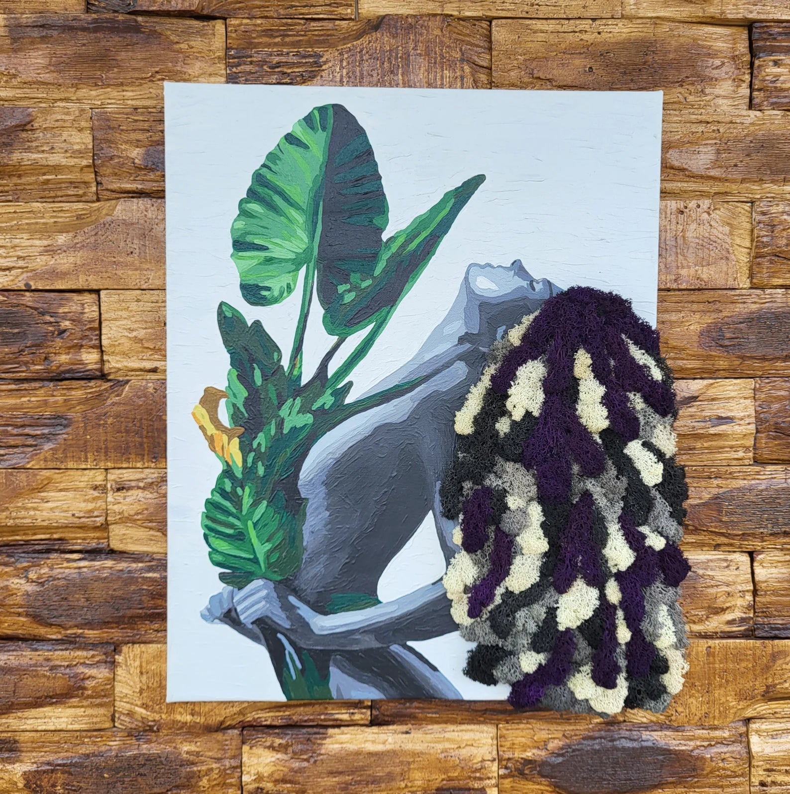 Moss Wall Art “Nature’s Embrace” | Unique Eco-Friendly Home Decor
