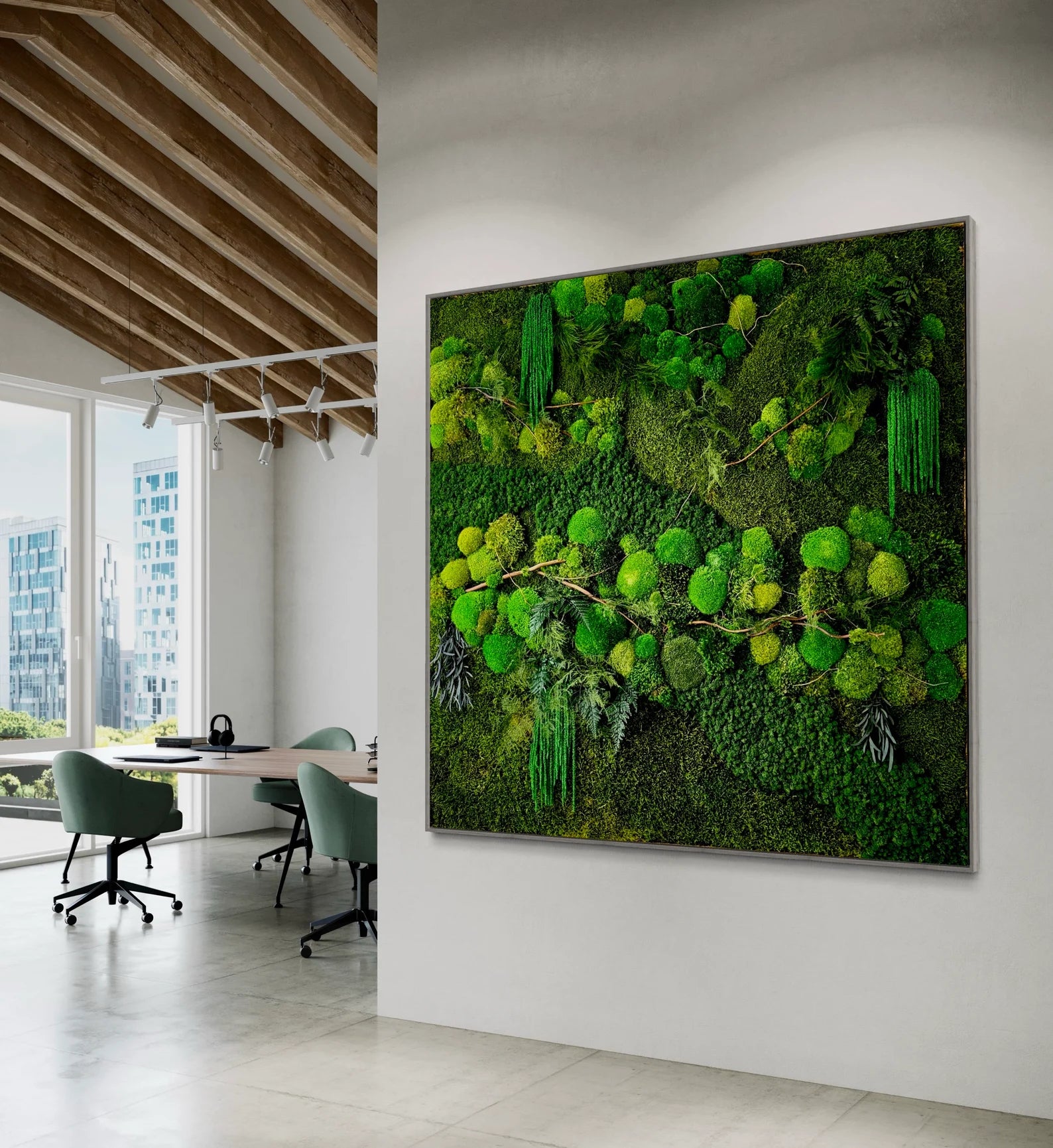 Moss Wall Art – Preserved Moss Living Wall & Plant Wall Decor