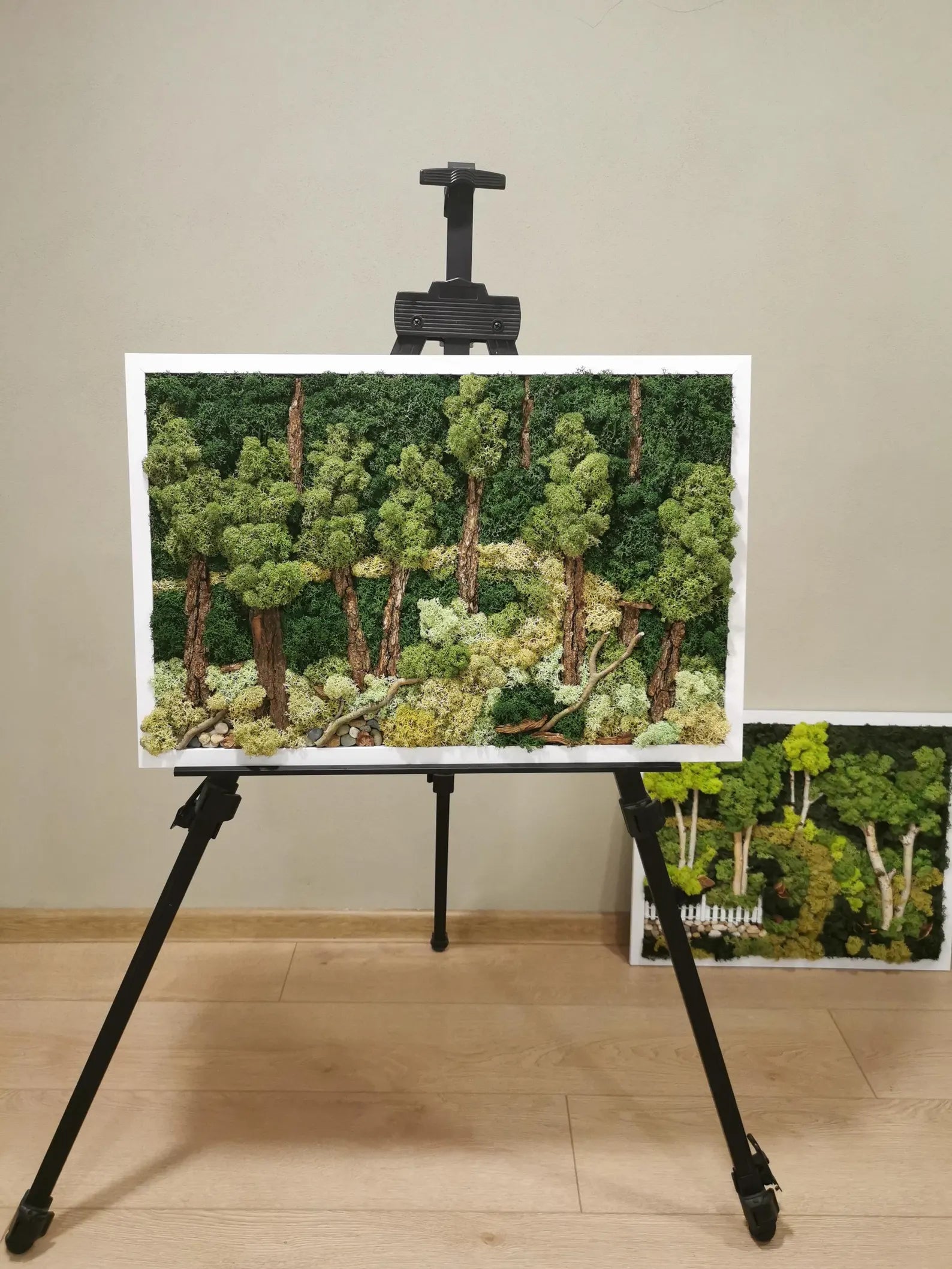 Moss Wall Art | Handmade Natural Moss Artwork | Unique Living Wall Decor