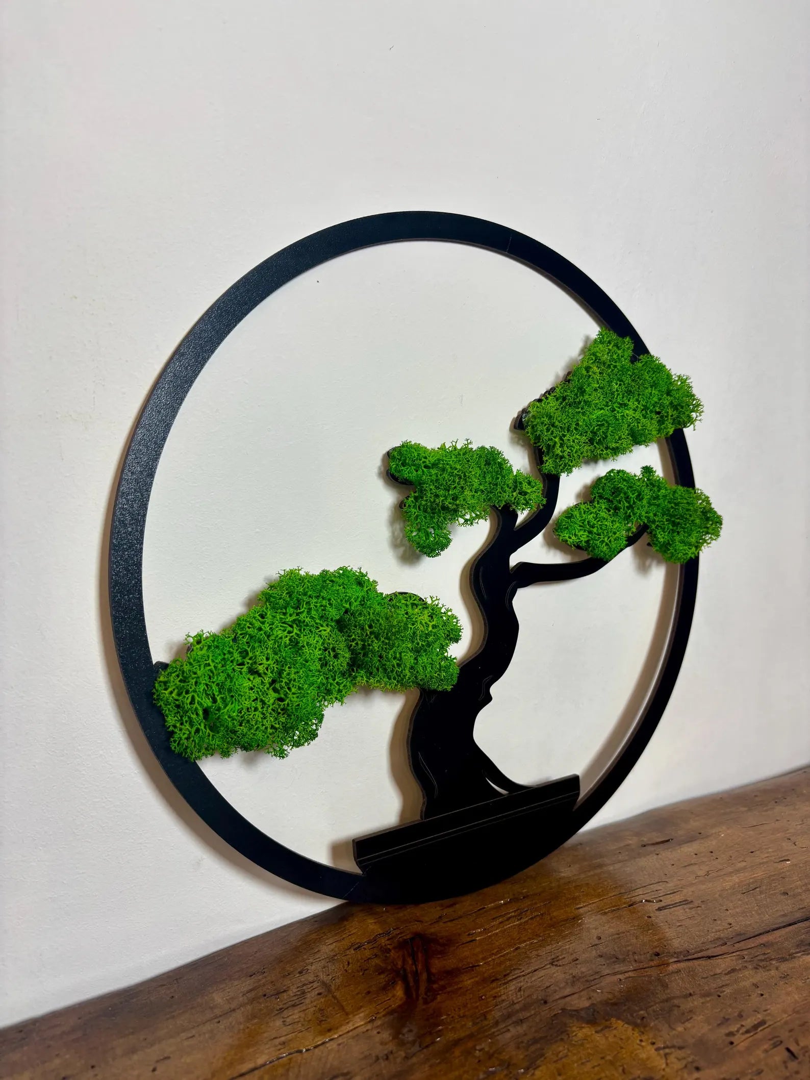 Handmade Moss Bonsai Tree – Natural Zen Wall Decor