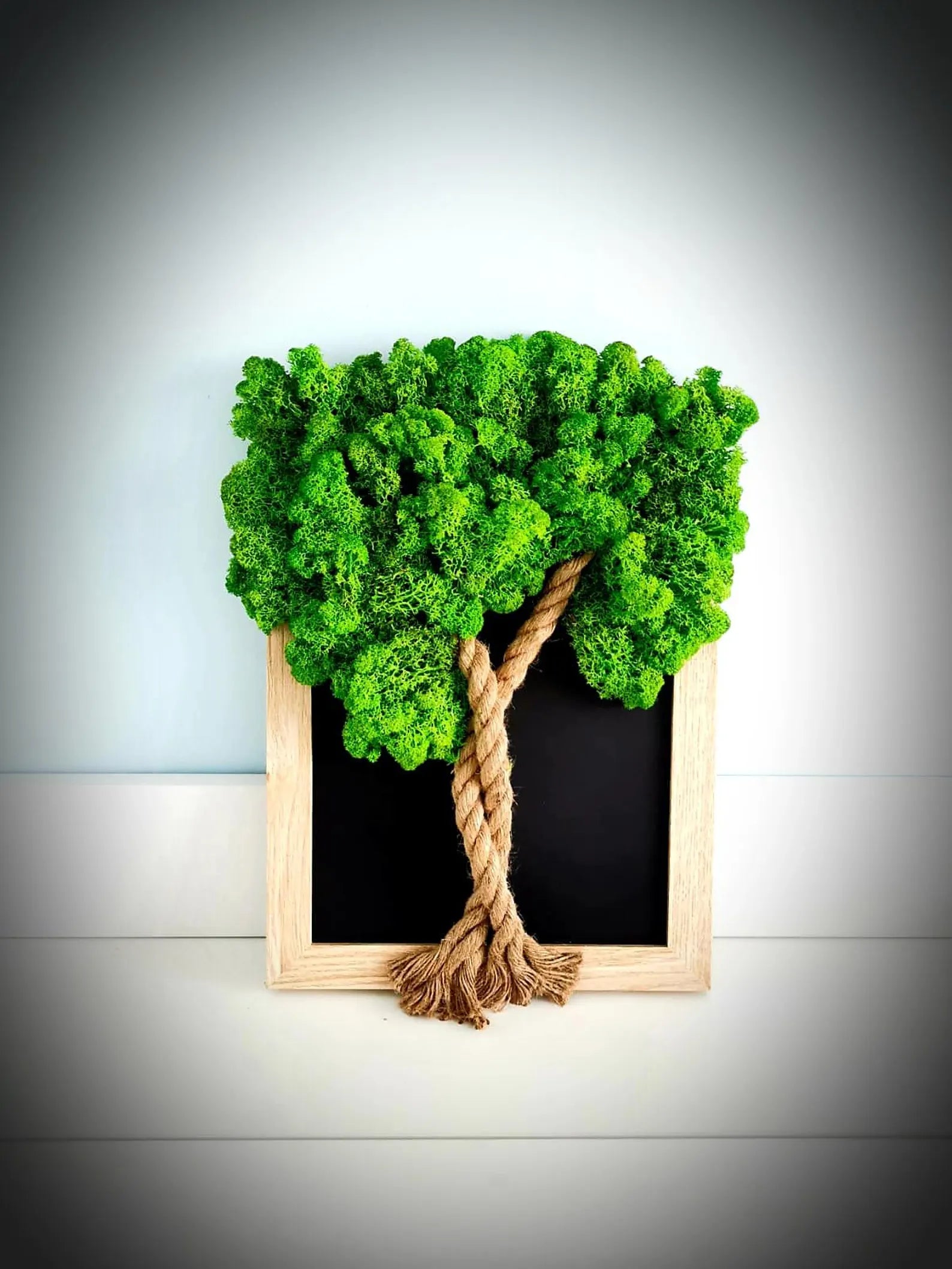 Tree of Life Moss Wall Art – Large Wall Decor with Stabilized Reindeer Moss for Home or Office