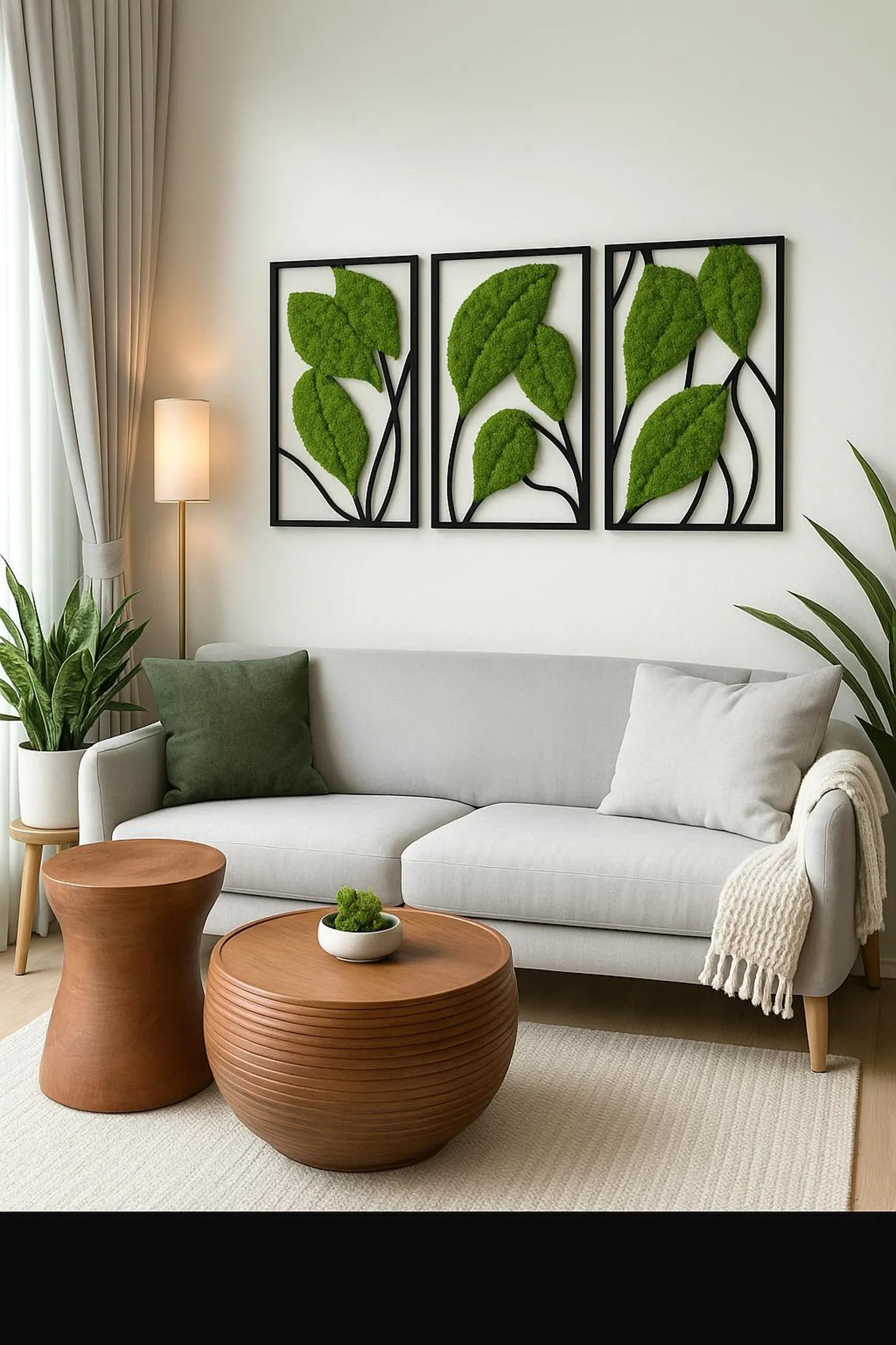 Preserved Floral Moss Frame – Rustic Home Accent Mother’s Day Gift