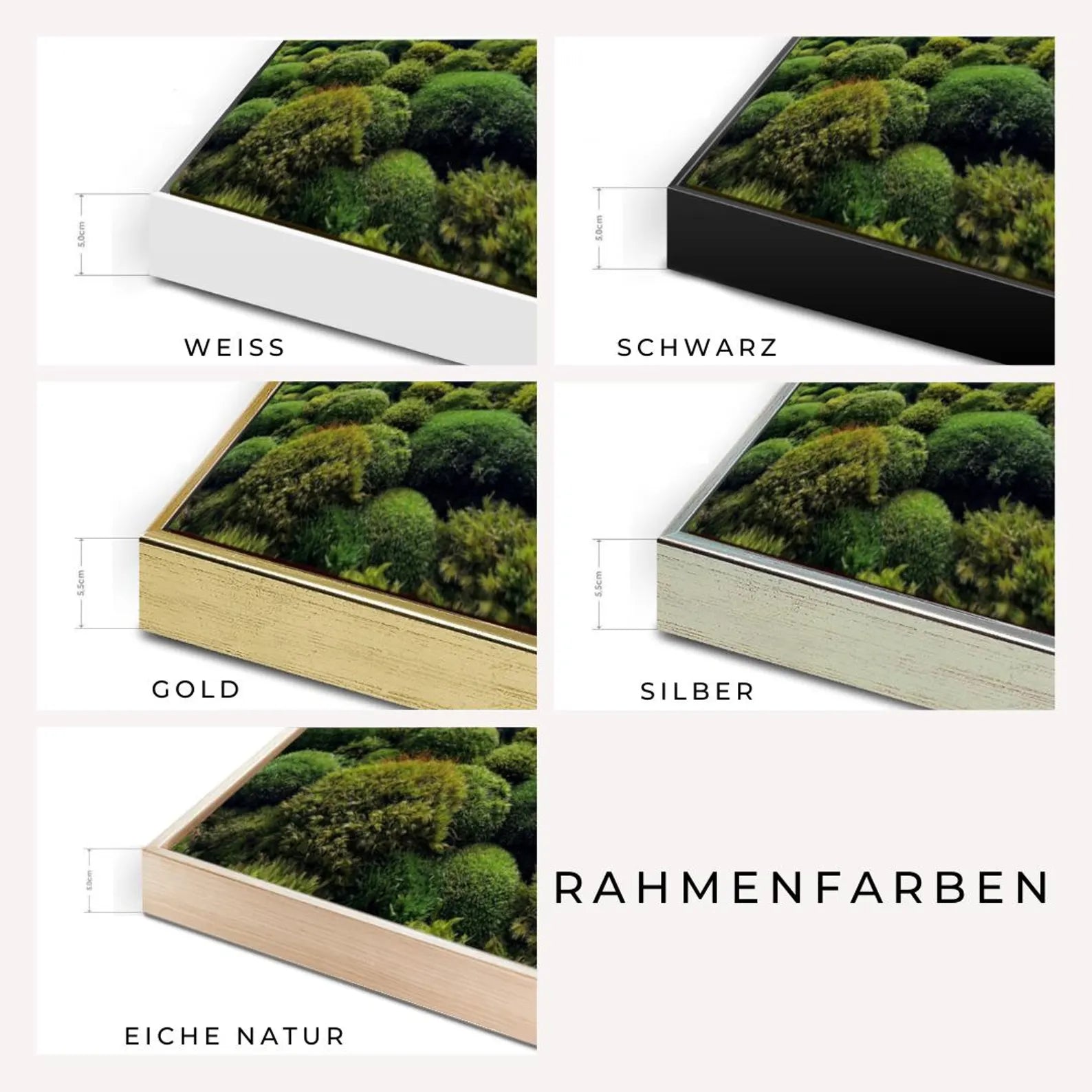 3D Moss Picture Wall Art – Handmade Forest & River Nature Decoration