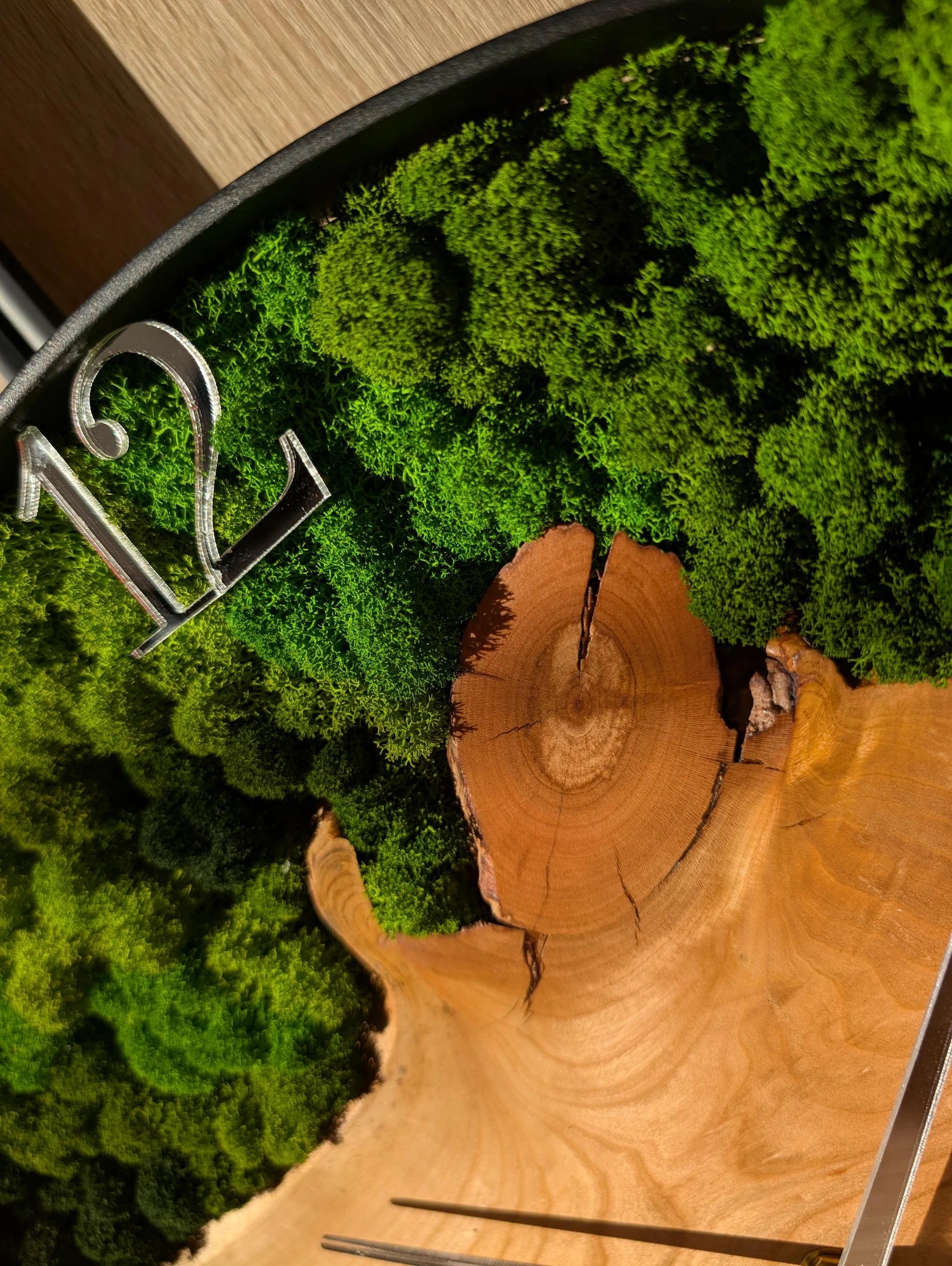 Ocean Resin Wall Clock – Large Handmade Coastal Clock for Modern Beach Home Décor