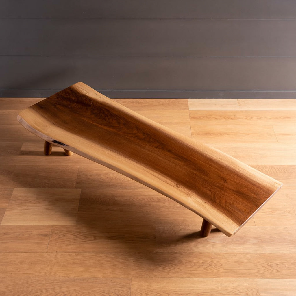 Live Edge Style Elevated Serving Board – Wooden Charcuterie & Centerpiece Tray