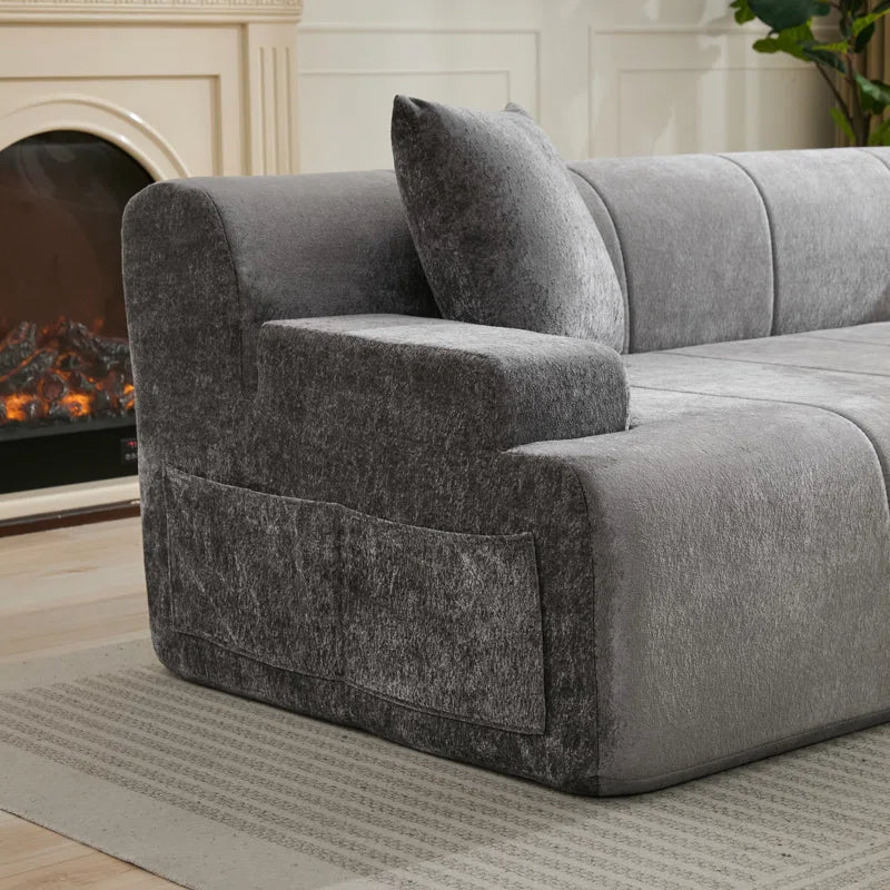 136" Boneless Modular Cloud Sofa