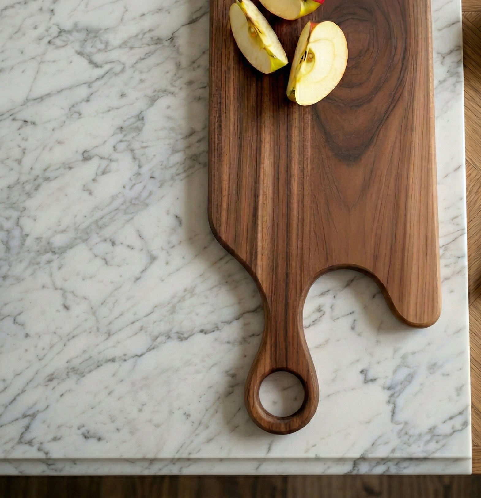 Handcrafted Charcuterie Board – Live Edge Solid Wood Cheese Board