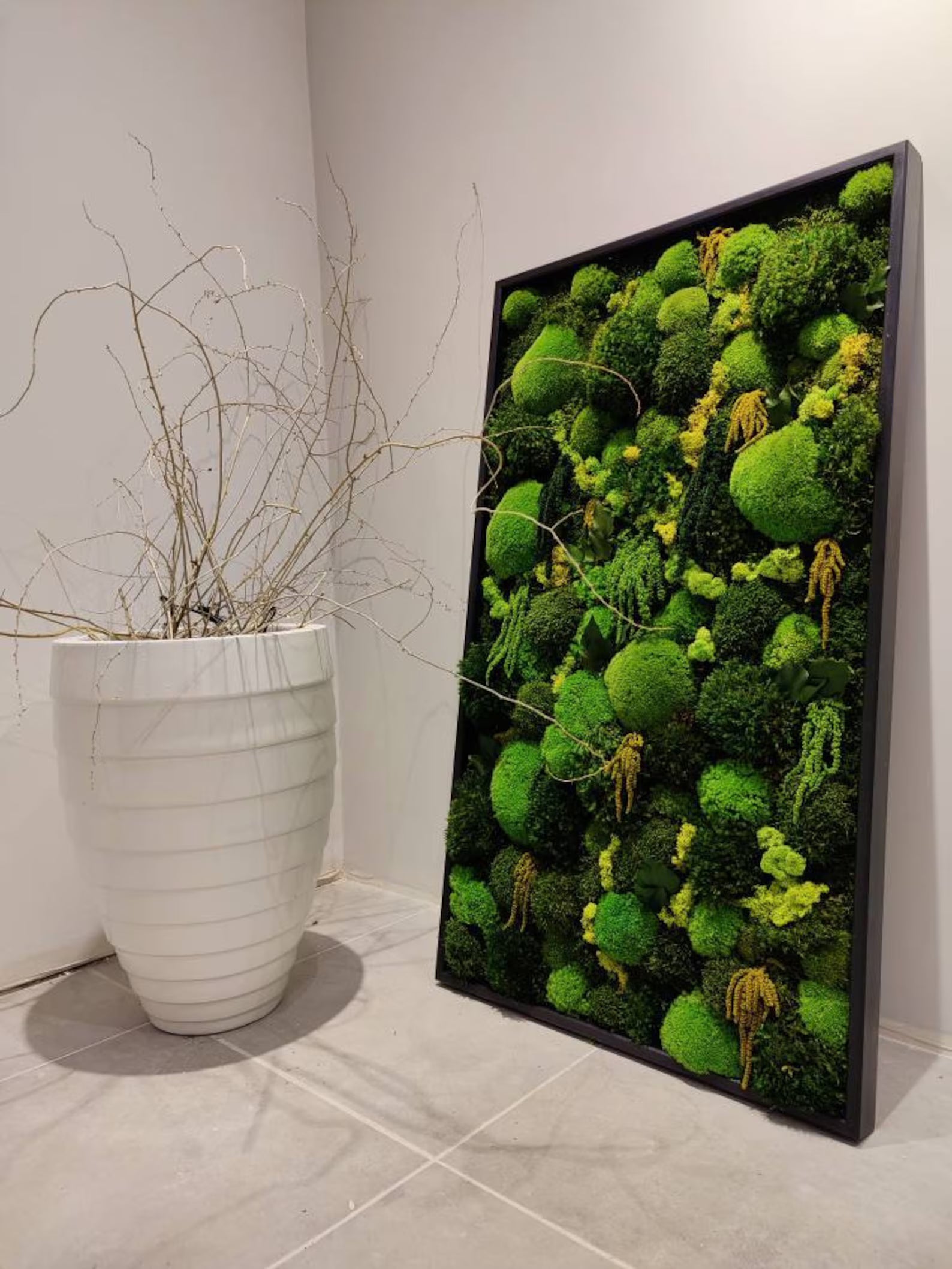 Eco-Friendly Moss Wall Art – Handmade Preserved Green Wall Decor