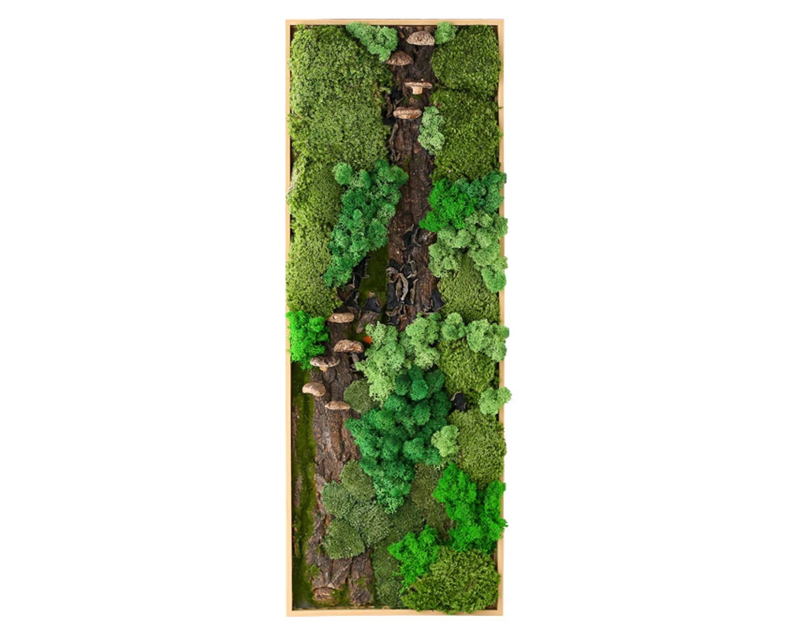 Preserved Moss Wall Art – Vertical Eco Panel for Sustainable Home Decor