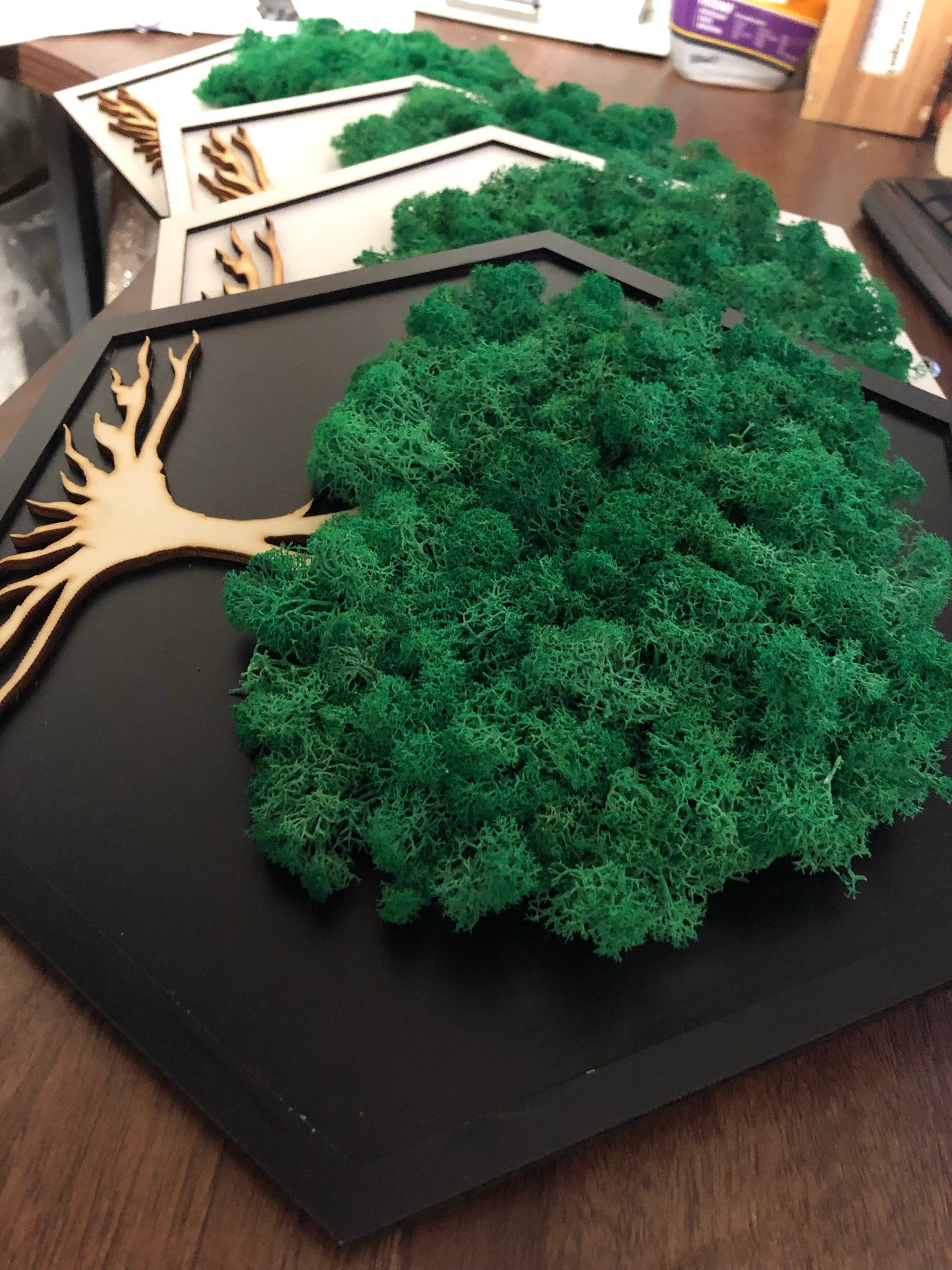 Tree of Life Moss Wall Art – Handmade Nature-Inspired Wall Decor