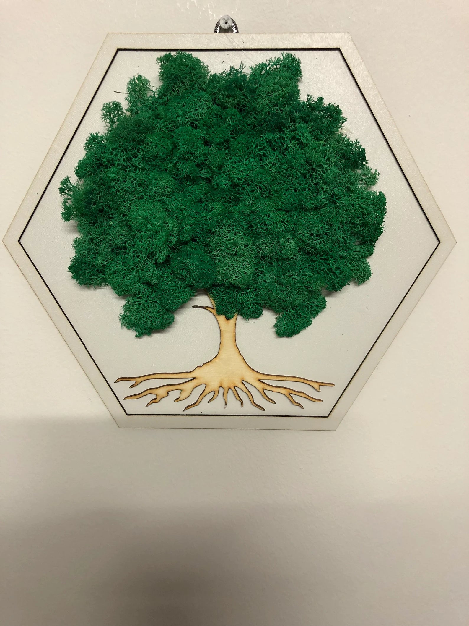 Tree of Life Moss Wall Art – Handmade Nature-Inspired Wall Decor