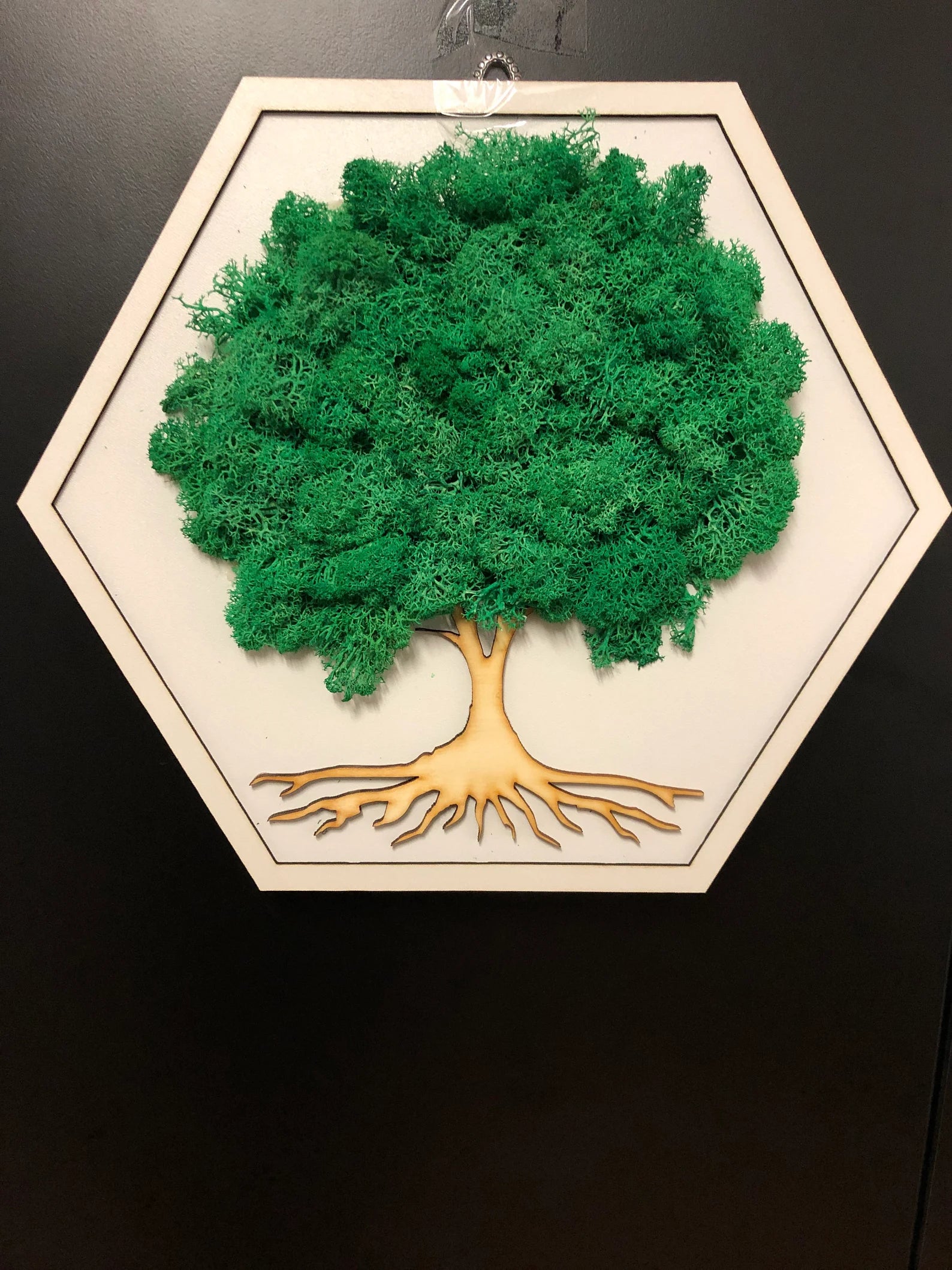 Tree of Life Moss Wall Art – Handmade Nature-Inspired Wall Decor