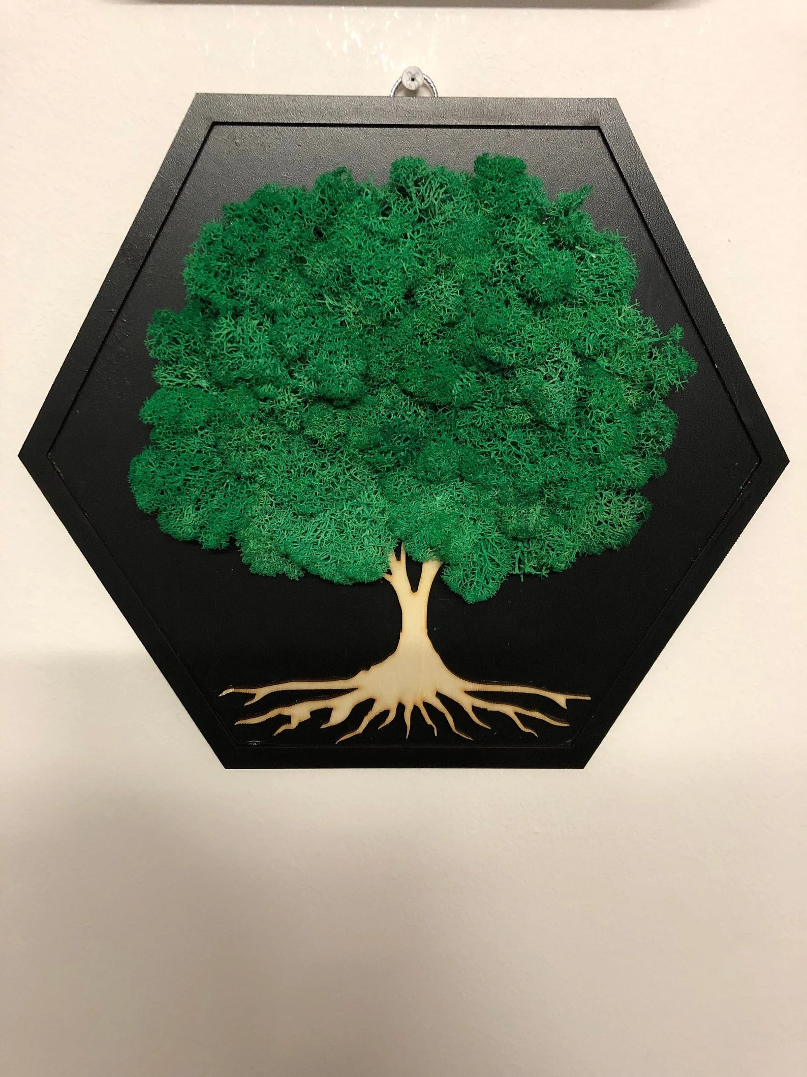 Tree of Life Moss Wall Art – Handmade Nature-Inspired Wall Decor