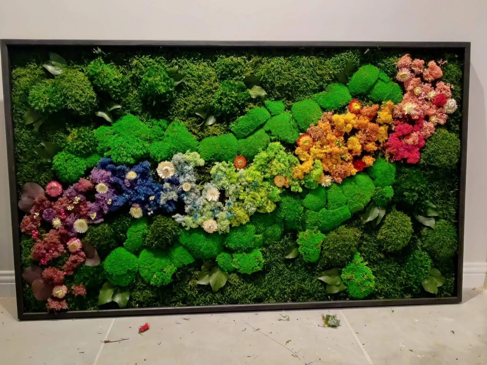 Live Moss Wall Art – Eco-Friendly Vertical Garden | Biophilic & Sustainable Home Decor