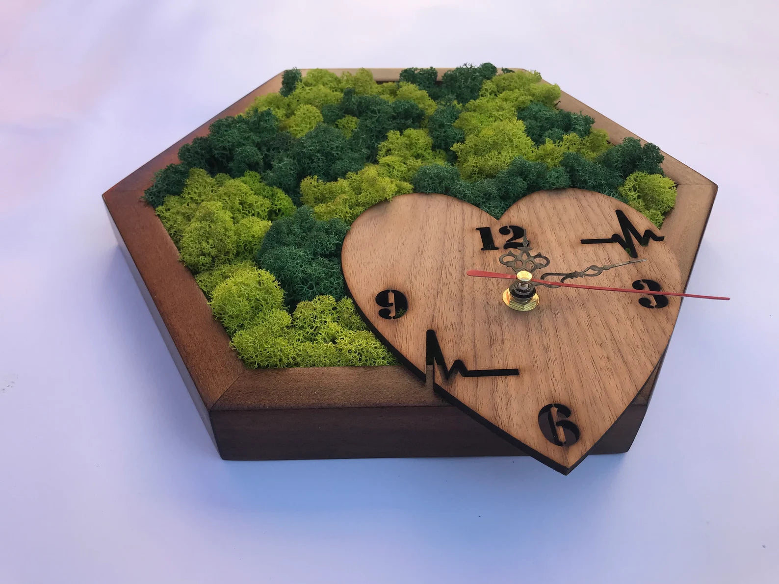 Handmade Olive Wood Wall Clock – Rustic Wooden Wall Clock for Office or Home | Unique Nature-Inspired Gift