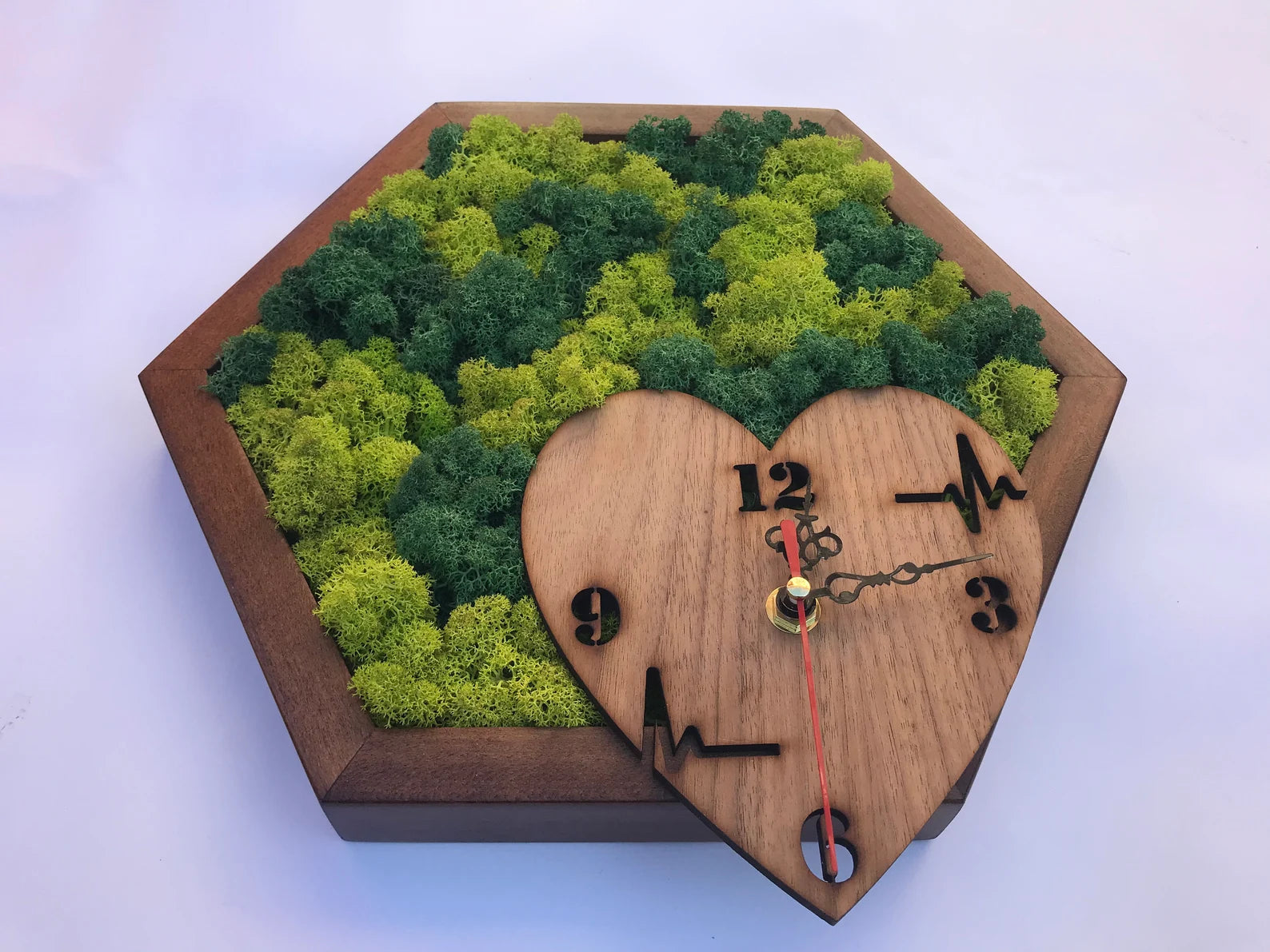 Handmade Olive Wood Wall Clock – Rustic Wooden Wall Clock for Office or Home | Unique Nature-Inspired Gift