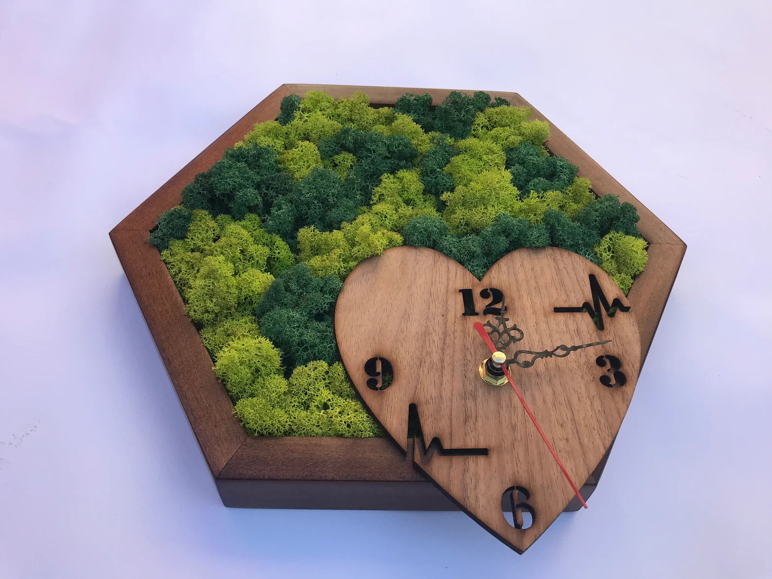 Handmade Olive Wood Wall Clock – Rustic Wooden Wall Clock for Office or Home | Unique Nature-Inspired Gift