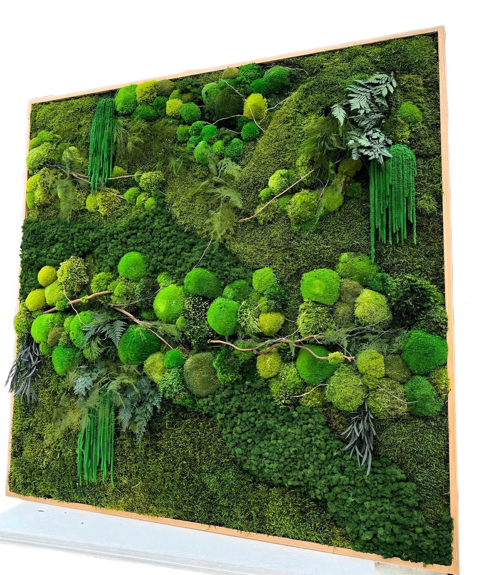 Moss Wall Art – Preserved Moss Living Wall & Plant Wall Decor