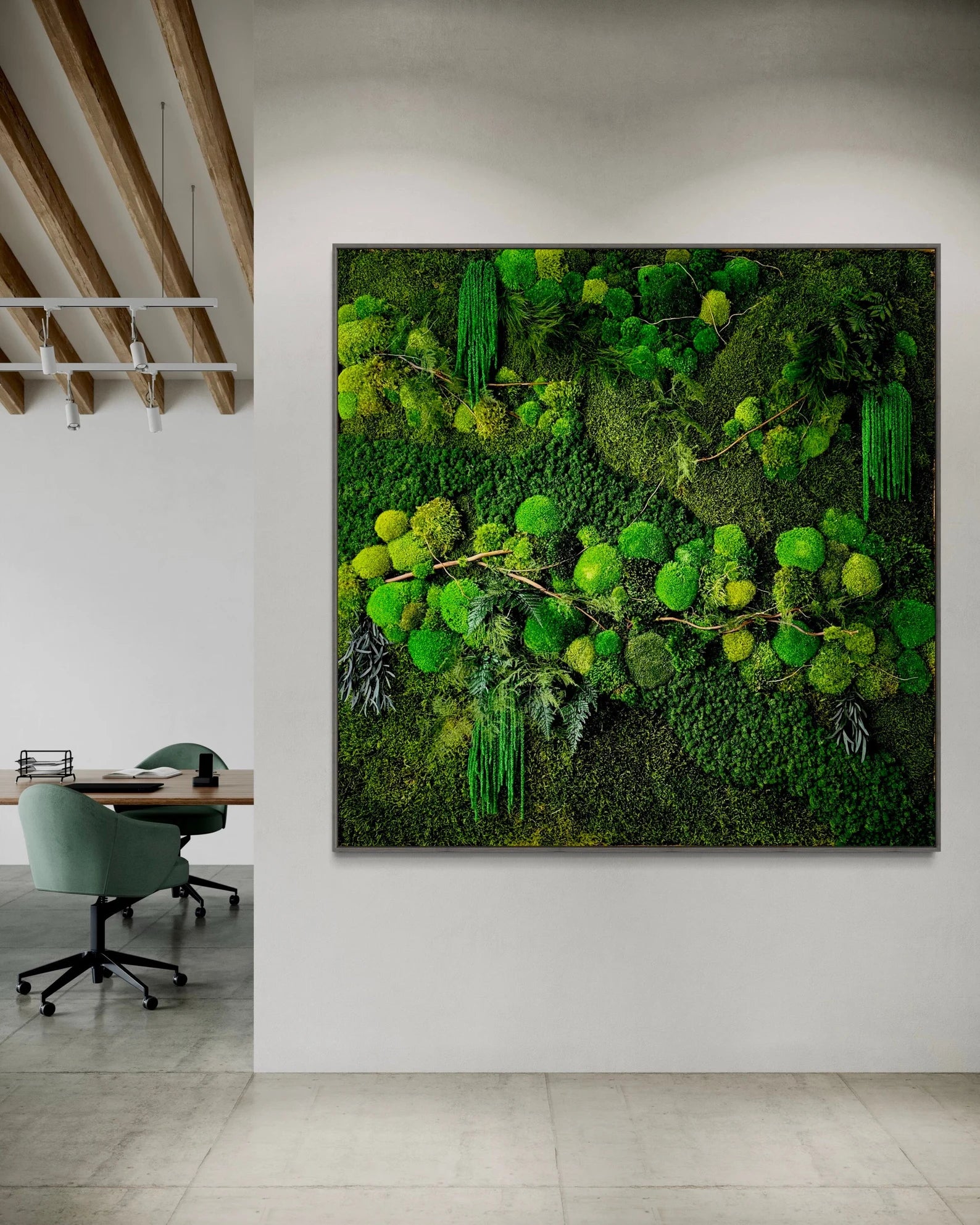 Moss Wall Art – Preserved Moss Living Wall & Plant Wall Decor