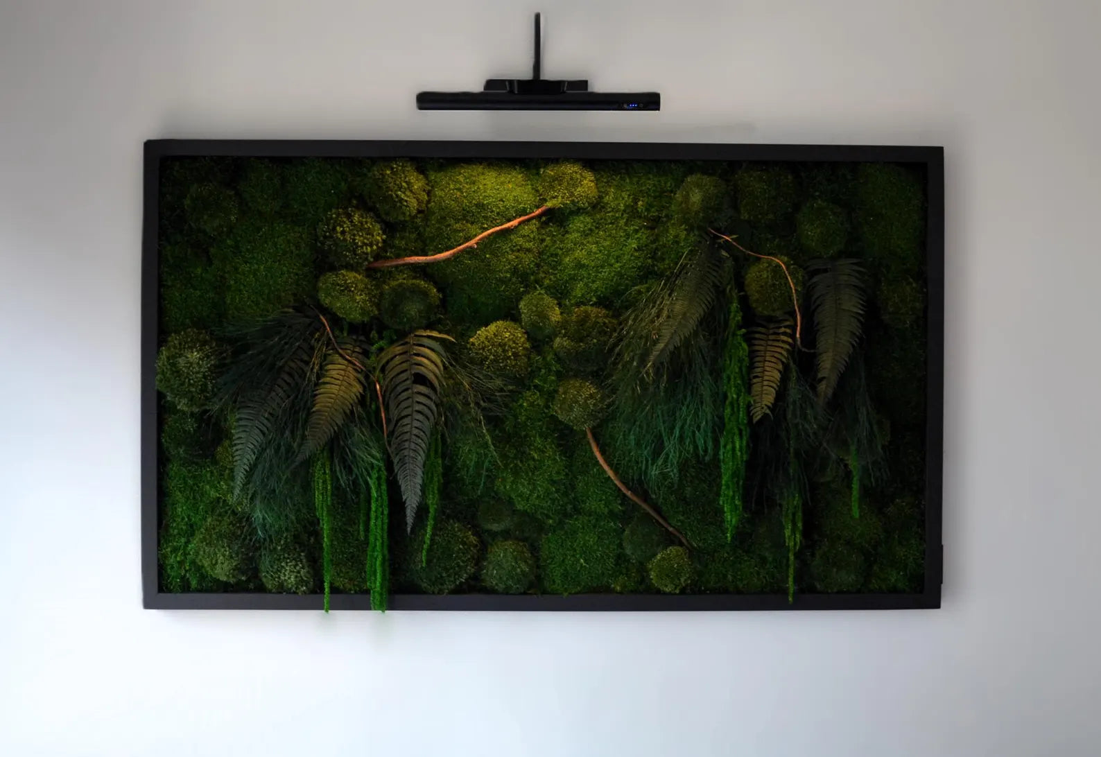 Botanic LED Moss Wall Art – Maintenance-Free Preserved Moss Décor, Living Forest Design, Perfect Christmas Gift