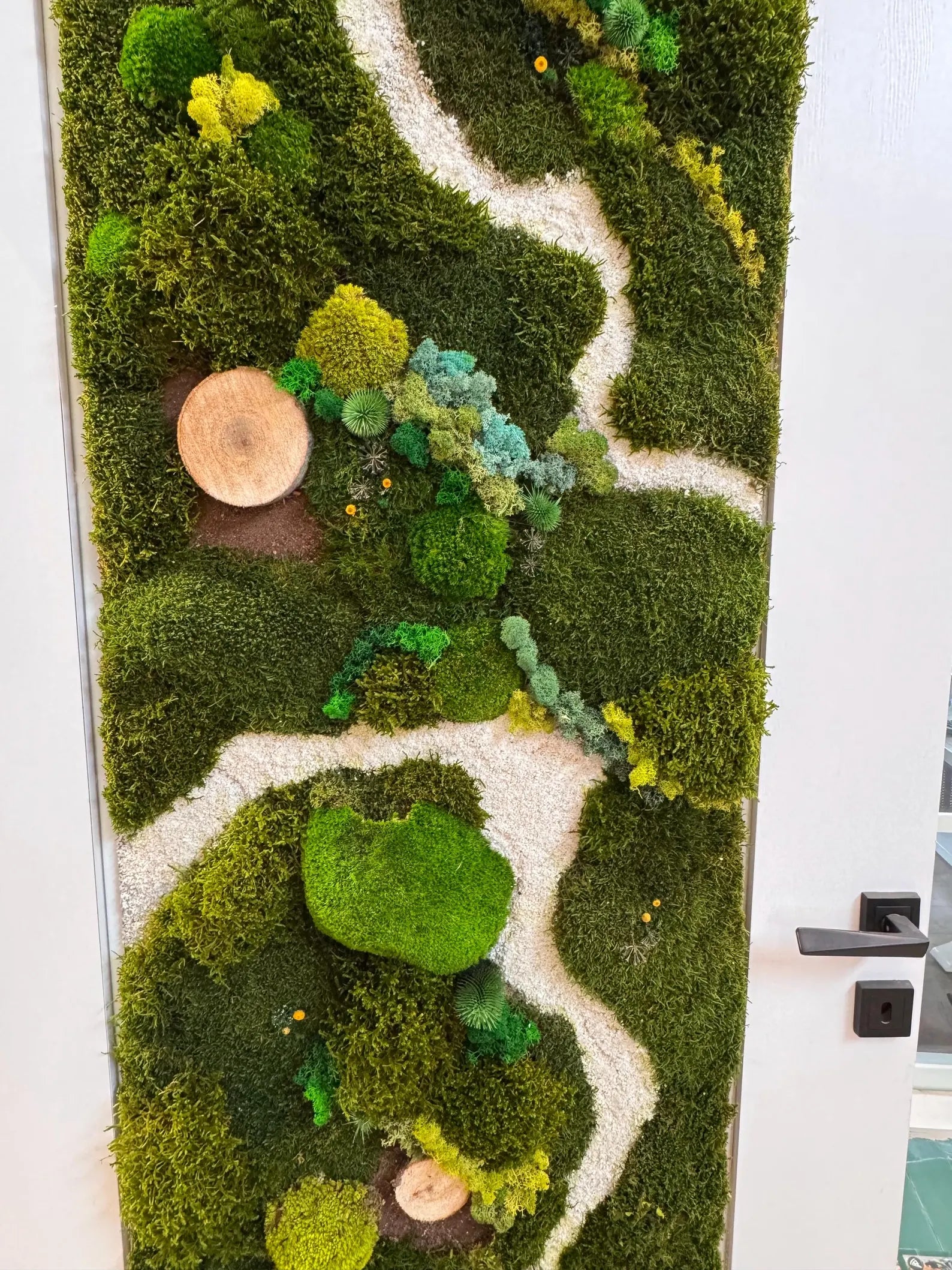 Handmade Moss Wall Art Panel – Preserved Green Moss Decor for Home | Biophilic & Sustainable Design