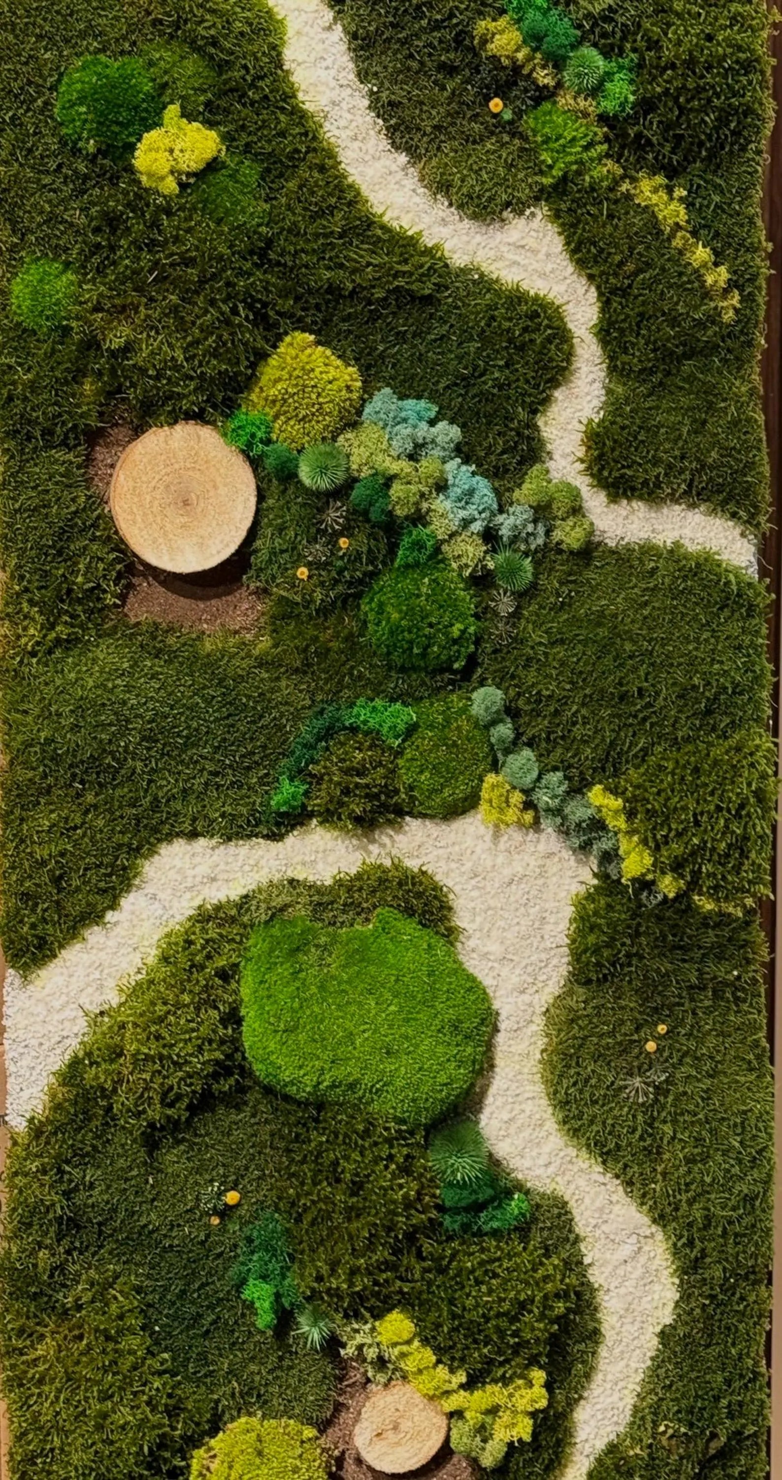 Handmade Moss Wall Art Panel – Preserved Green Moss Decor for Home | Biophilic & Sustainable Design